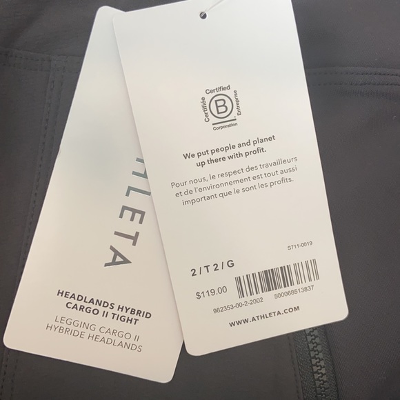 Athleta Headlands Hybrid Cargo II Tight - Picture 8 of 10